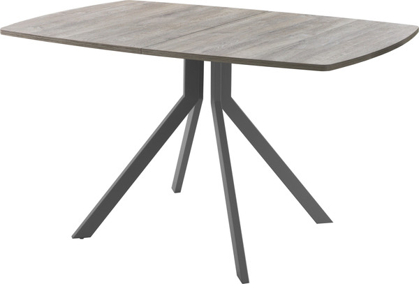 Изображение товара Обеденный стол AMC Elite Е18(1200) D6 (графит/дуб уайт-ривер песочно-бежевый)