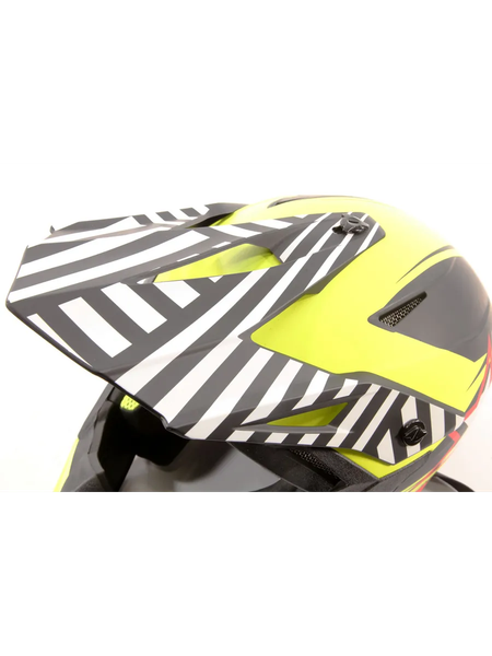 Изображение товара Мотошлем Roqvi Twister (XL, зеленый/черный матовый)