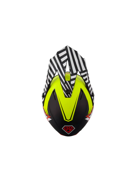 Изображение товара Мотошлем Roqvi Twister (XL, зеленый/черный матовый)