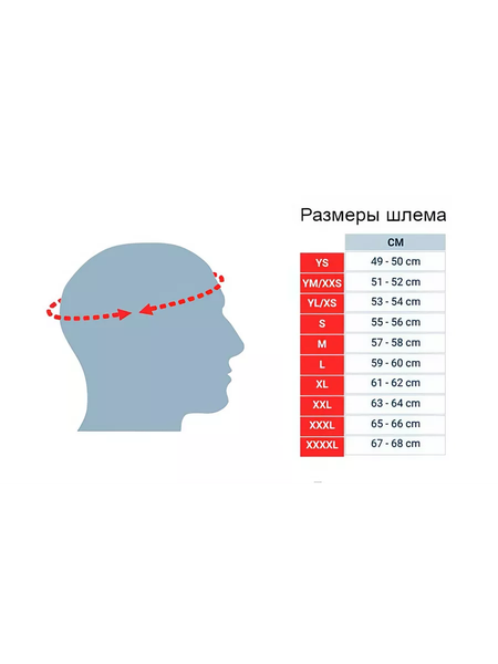 Изображение товара Мотошлем Roqvi Flash (XS, красный/синий матовый)