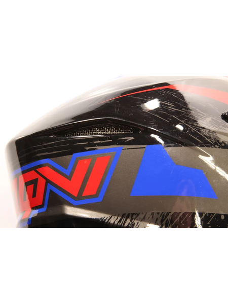 Изображение товара Мотошлем Roqvi Flash (XS, красный/синий матовый)