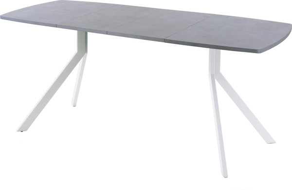 Изображение товара Обеденный стол AMC Elite Е18(1200) D6 (белый/бетон чикаго светло-серый)