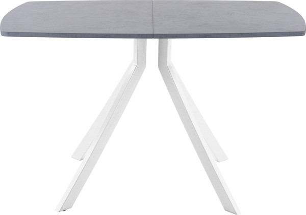 Изображение товара Обеденный стол AMC Elite Е18(1200) D6 (белый/бетон чикаго светло-серый)