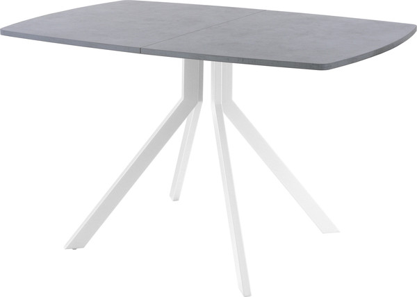 Изображение товара Обеденный стол AMC Elite Е18(1200) D6 (белый/бетон чикаго светло-серый)