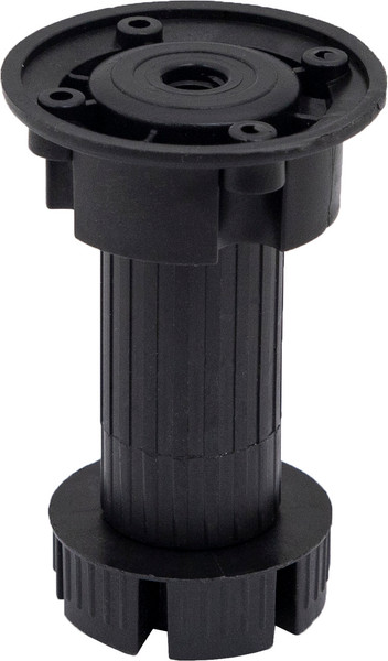 Изображение товара Опора мебельная AKS h100 трехсоставная (черный)