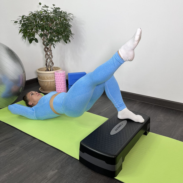 Изображение товара Степ-платформа UNIX Fit 3 уровня / SPU80WGY (серый)