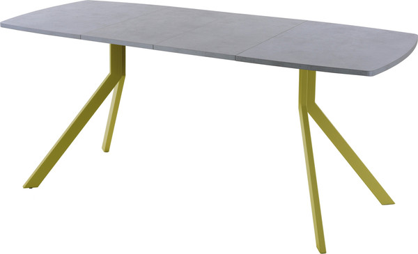 Изображение товара Обеденный стол AMC Elite Е18(1200) D6 (золото/бетон чикаго светло-серый)