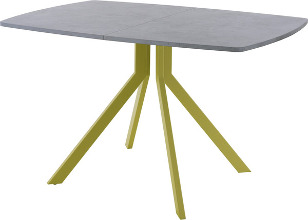 Изображение товара Обеденный стол AMC Elite Е18(1200) D6 (золото/бетон чикаго светло-серый)