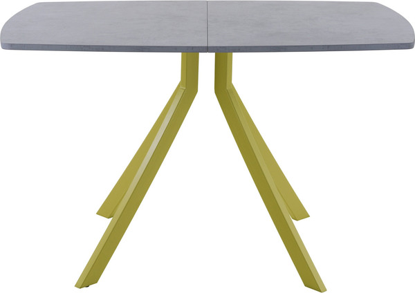 Изображение товара Обеденный стол AMC Elite Е18(1200) D6 (золото/бетон чикаго светло-серый)
