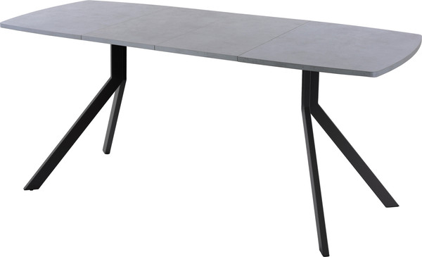 Изображение товара Обеденный стол AMC Elite Е18(1100) D6 (черный/бетон чикаго светло-серый)