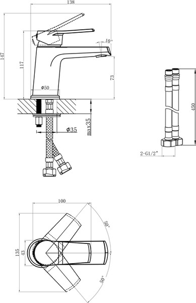 Изображение товара Смеситель Cersanit City 68402