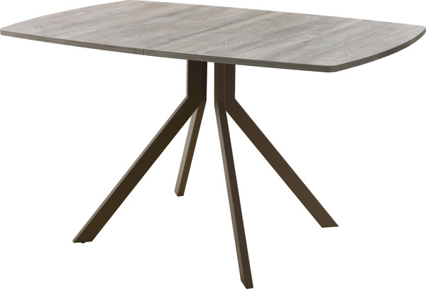 Изображение товара Обеденный стол AMC Elite Е18(1100) D6 (коричневый/дуб уайт-ривер песочно-бежевый)