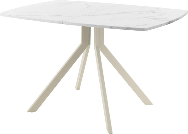 Изображение товара Обеденный стол AMC Elite Е18(1100) D6 (бежевый/мрамор кристалл)