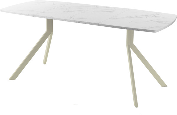 Изображение товара Обеденный стол AMC Elite Е18(1100) D6 (бежевый/мрамор кристалл)