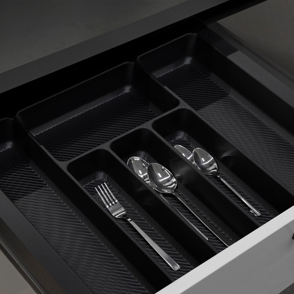 Изображение товара Органайзер для столовых приборов AKS 500 Pixel 435x485 (черный)