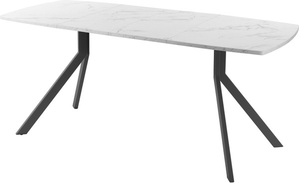 Изображение товара Обеденный стол AMC Elite Е18(1100) D6 (графит/мрамор кристалл)