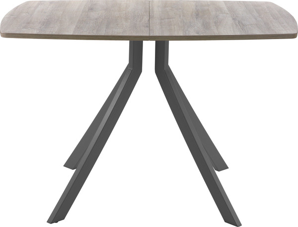 Изображение товара Обеденный стол AMC Elite Е18(1100) D6 (графит/дуб уайт-ривер песочно-бежевый)