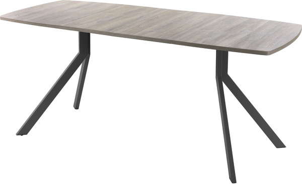 Изображение товара Обеденный стол AMC Elite Е18(1100) D6 (графит/дуб уайт-ривер песочно-бежевый)