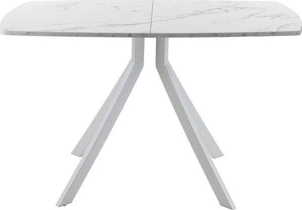 Изображение товара Обеденный стол AMC Elite Е18(1100) D6 (серебро/мрамор кристалл)