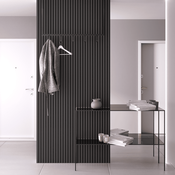 Изображение товара Реечная панель STELLA Comfort De Luxe Black Lead (2780х600х9)
