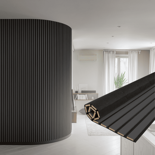 Изображение товара Реечная панель STELLA Comfort De Luxe Black Lead (2780х600х9)
