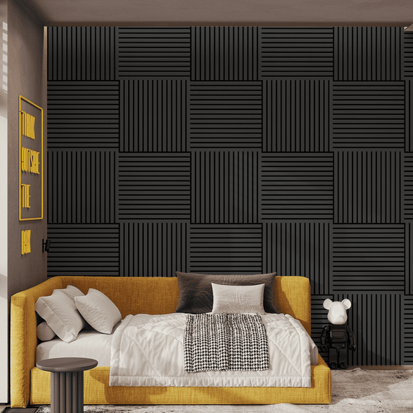 Изображение товара Реечная панель STELLA Comfort De Luxe Black Lead (600х600х9)
