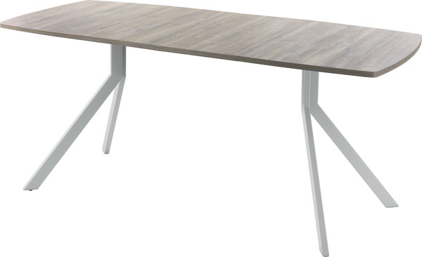 Изображение товара Обеденный стол AMC Elite Е18(1100) D6 (серебро/дуб уайт-ривер песочно-бежевый)