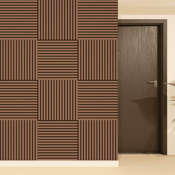 Изображение товара Реечная панель STELLA Comfort De Luxe Terracotta (600х600х9)