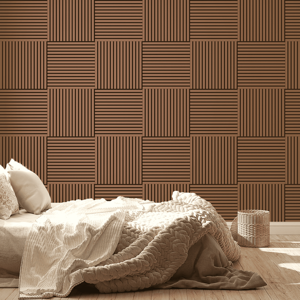 Изображение товара Реечная панель STELLA Comfort De Luxe Terracotta (600х600х9)