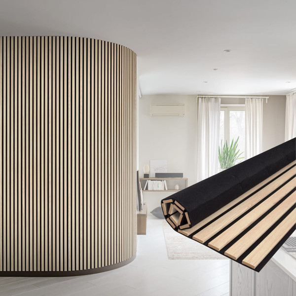 Изображение товара Реечная панель STELLA Comfort Light Дуб Снежный МДФ (2780х600х9)