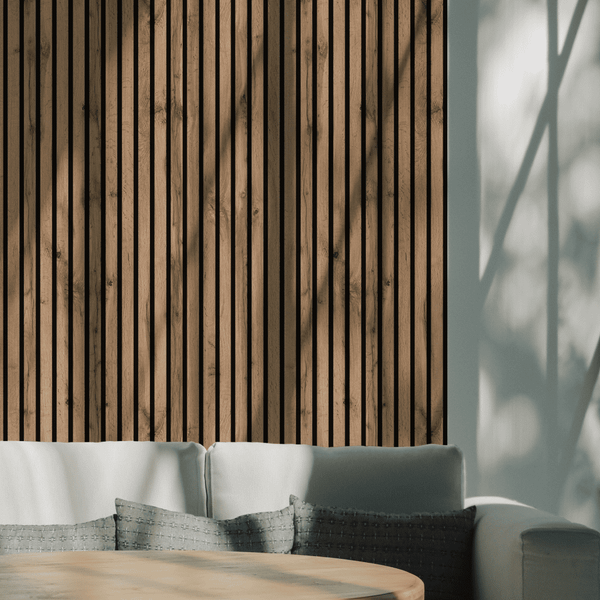 Изображение товара Реечная панель STELLA Comfort Light Пекан МДФ (600х600х9)