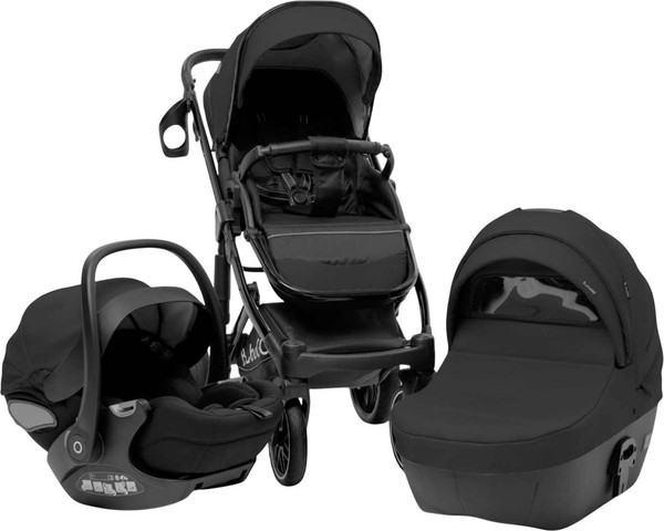 Изображение товара Детская универсальная коляска Bubago Pellegrino 3в1 / BG 163-1 (черный)