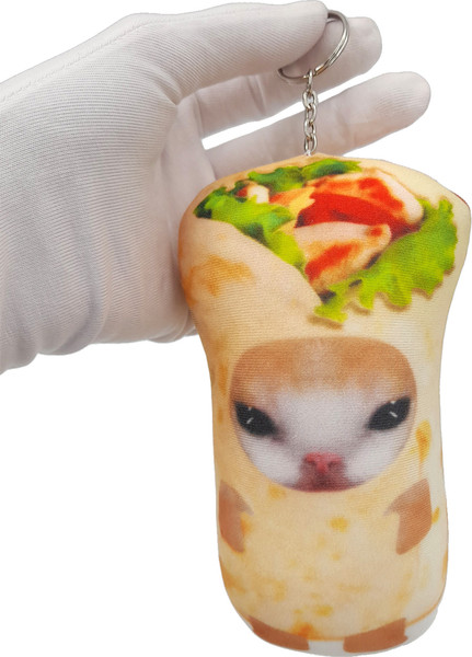 Изображение товара Мягкая игрушка Malvina Шаурма кот / 201.1.7