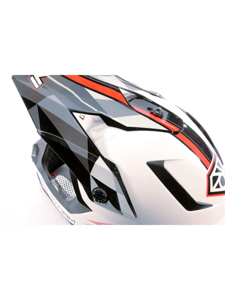 Изображение товара Мотошлем Roqvi Storm (L, белый/черный глянцевый)