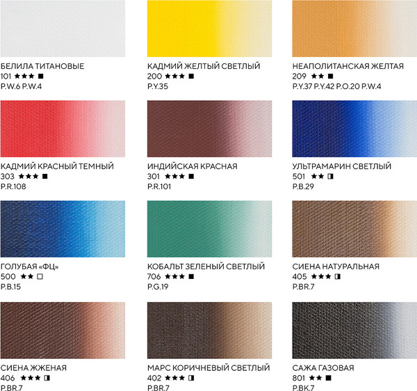 Изображение товара Масляные краски Мастер Класс 11431896 (12цв)