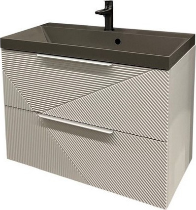 Изображение товара Тумба под умывальник Garda Neapol 82н_750 / 31.82н.750.PVC (баноффи)