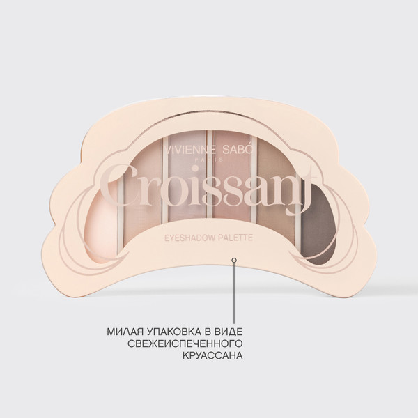 Изображение товара Палетка теней для век Vivienne Sabo Croissant тон 01 (4г)
