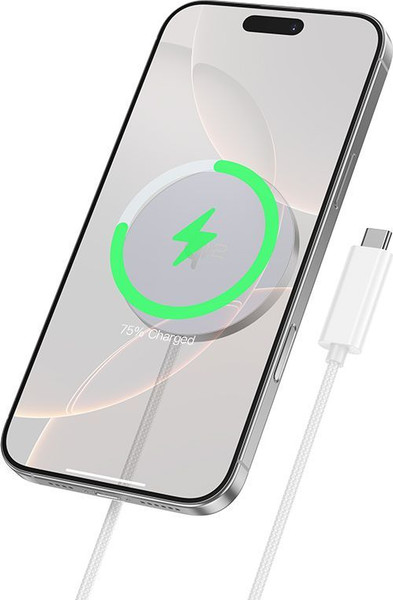 Изображение товара Зарядное устройство беспроводное Hoco CW63 Fast Qi2 (белый)