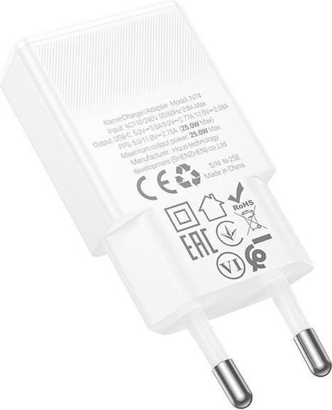 Изображение товара Адаптер питания сетевой Hoco N74 (белый)