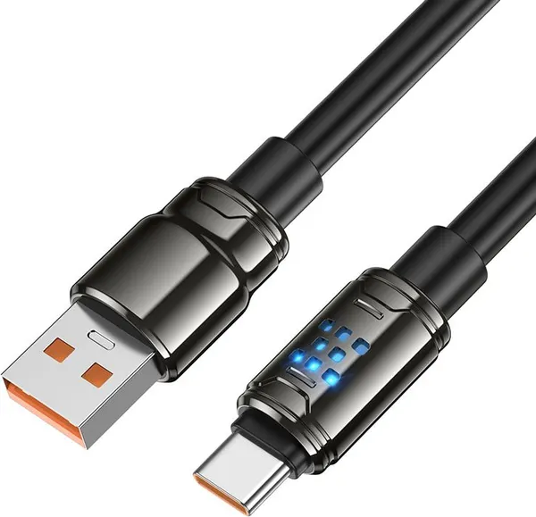 Изображение товара Зарядный кабель Hoco U143 Type-C (1.2м, черный)