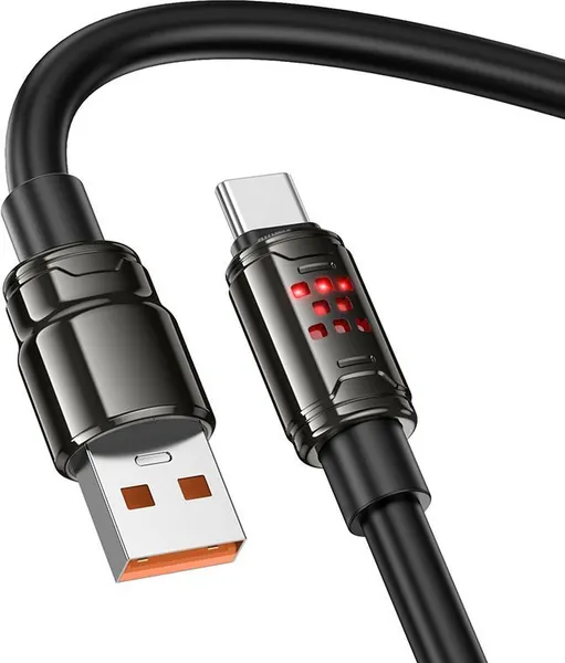 Изображение товара Зарядный кабель Hoco U143 Type-C (1.2м, черный)