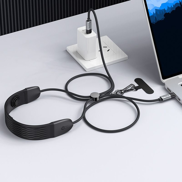 Изображение товара Кабель Hoco U145 Type-C to Type-C (1.4м, черный)