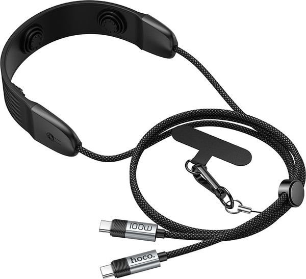 Изображение товара Кабель Hoco U145 Type-C to Type-C (1.4м, черный)