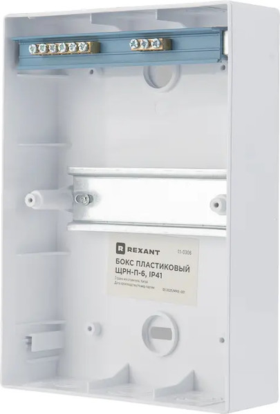Изображение товара Бокс пластиковый Rexant ЩРН-П-6 IP41 / 11-0306