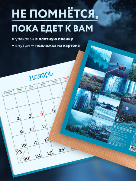 Изображение товара Календарь настенный Эксмо Сумерки. На 16 месяцев 2026 года (9785042176494)
