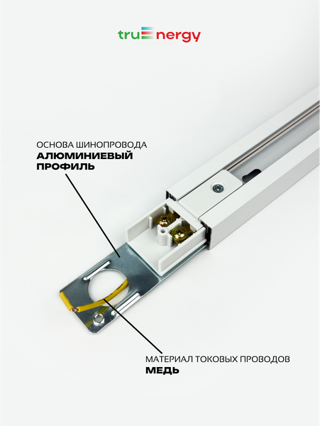 Изображение товара Шинопровод Truenergy 25014 (1м, белый)