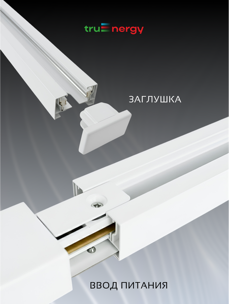 Изображение товара Шинопровод Truenergy 25014 (1м, белый)