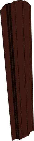 Изображение товара Штакетник металлический Скайпрофиль П-образный 111 Престиж Пэ-RAL8017 (1.2м)