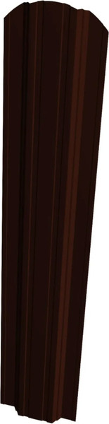 Изображение товара Штакетник металлический Скайпрофиль П-образный 111 Престиж Пэ-RAL8017 (1.2м)