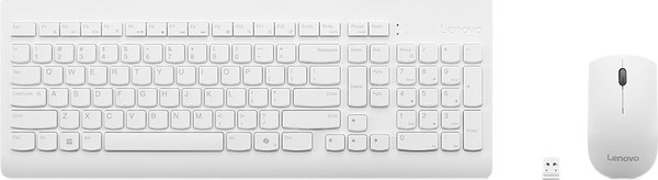 Изображение товара Комплект клавиатура и мышь Lenovo 510 Wireless Combo GX31F38001 (белый)